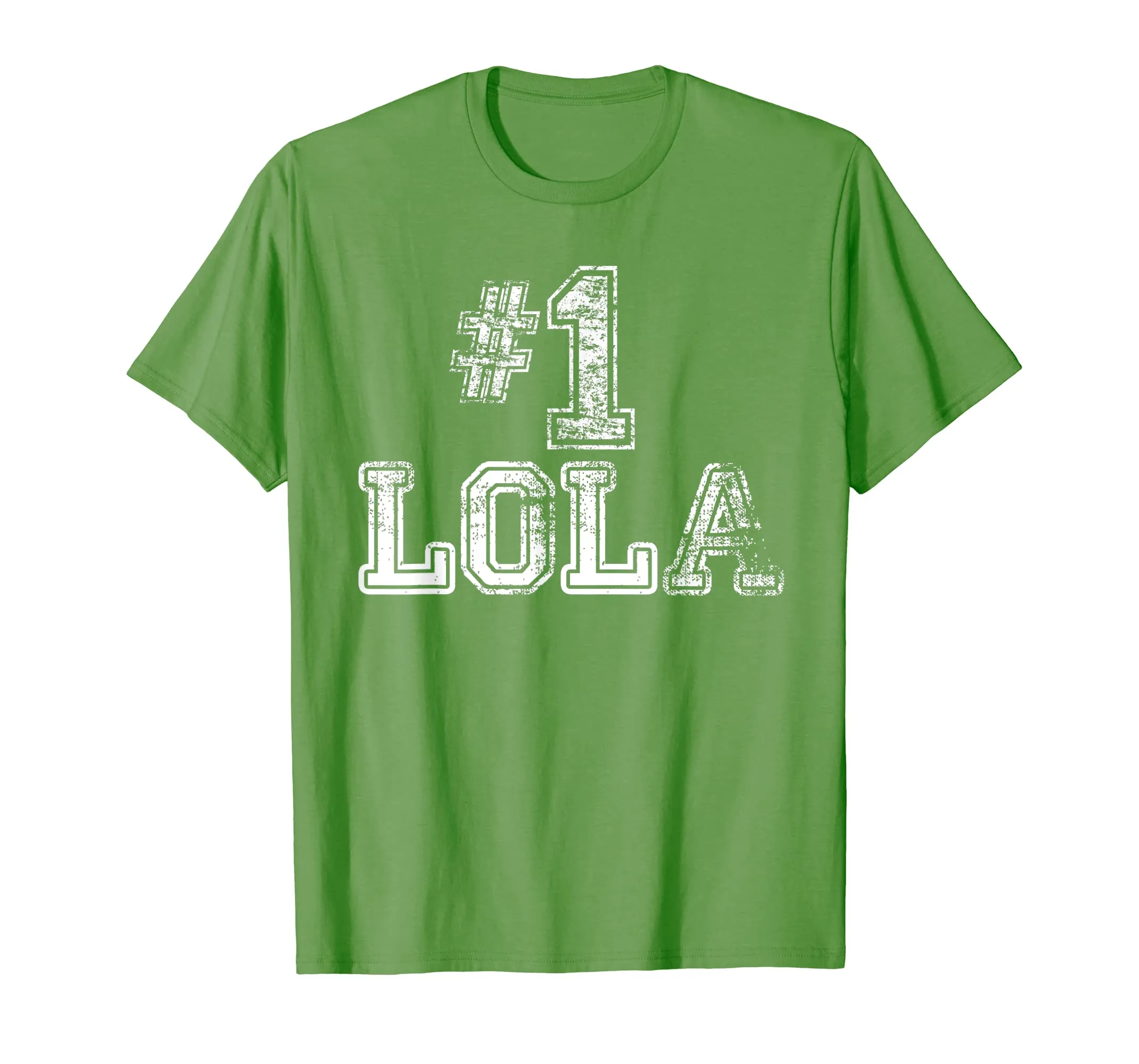 #1 Lola T Shirt - Number One Grandmother Mother Gift Tee