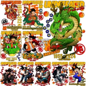 10 Dragon Ball Brand Akira Akira Toriyama Anime Streetwear Designs Bundle PNG   PSD