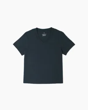 100% Organic Cotton V Neck Tee