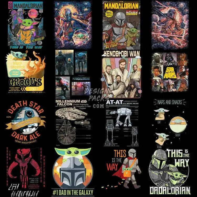 29 Space Movie Serie Designs Bundle PNG