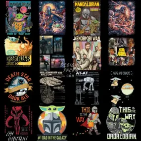 29 Space Movie Serie Designs Bundle PNG
