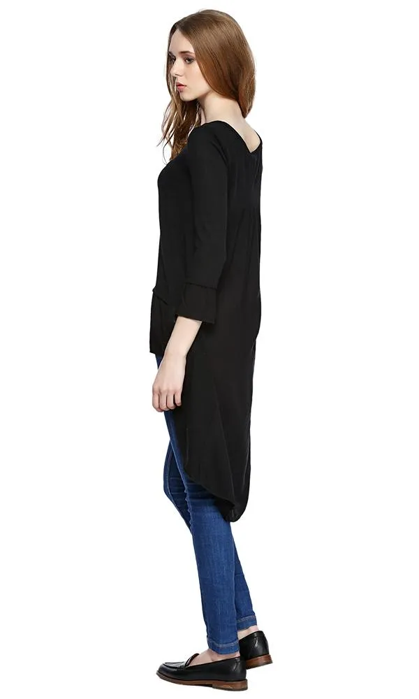 39325 High Low Top - Black