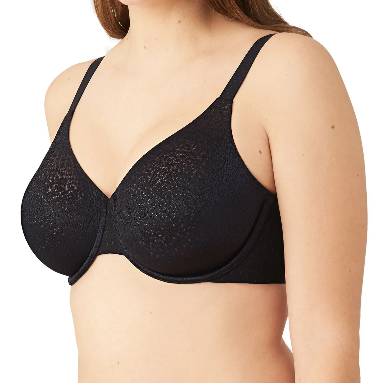 855303 Back Appeal Underwire Bra | Black