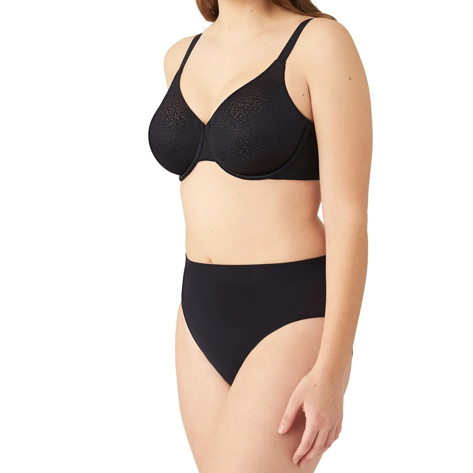 855303 Back Appeal Underwire Bra | Black