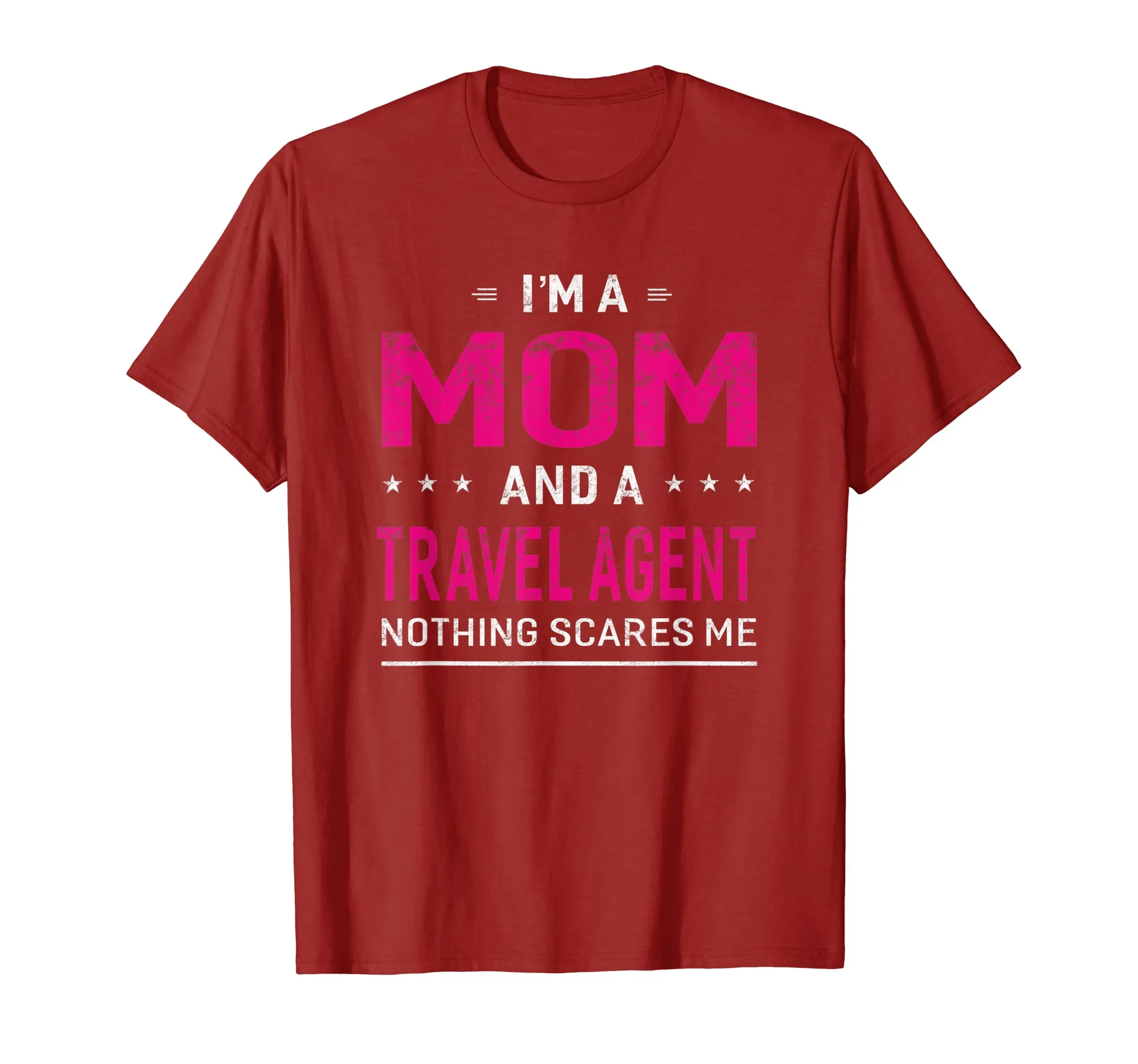 A Mom And Travel Agent T-shirt For Women Mother Funny Gift