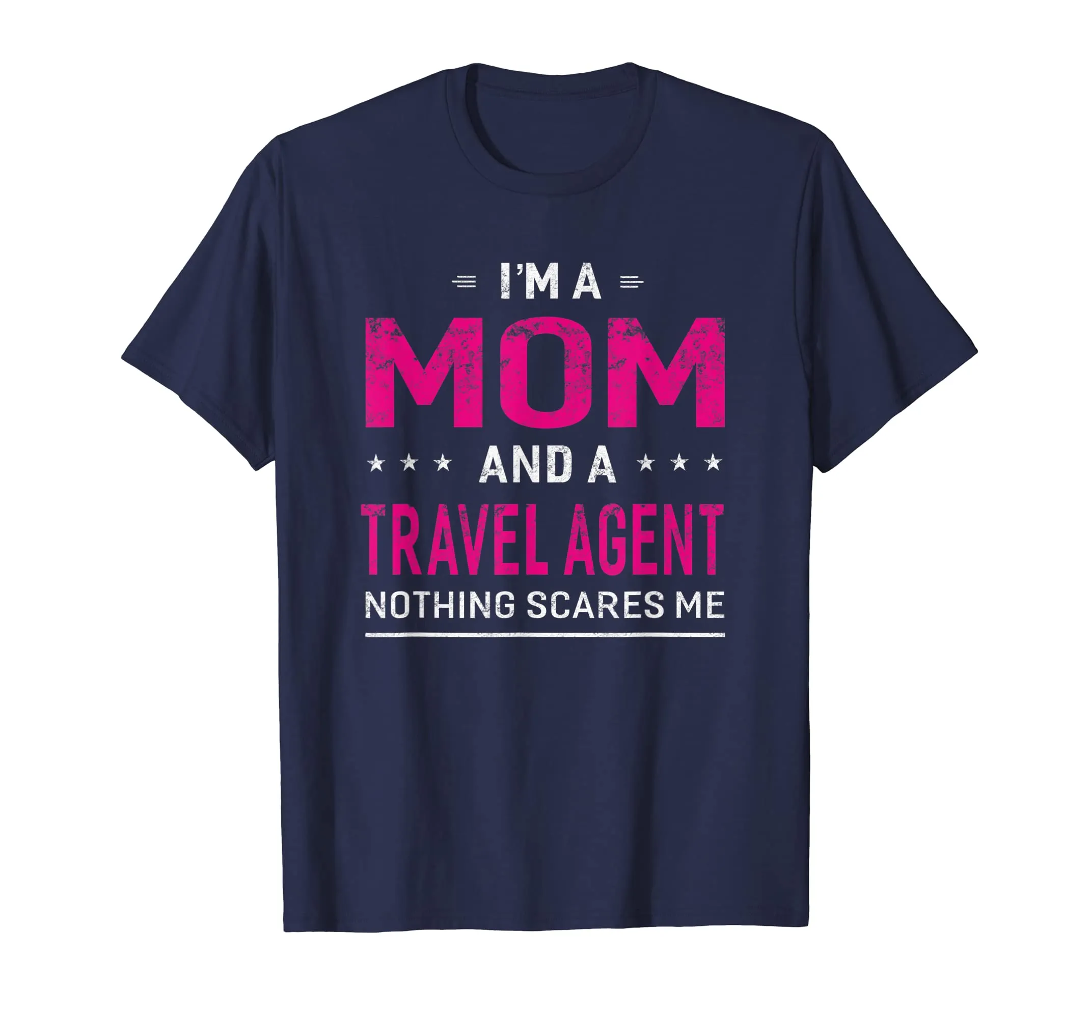 A Mom And Travel Agent T-shirt For Women Mother Funny Gift