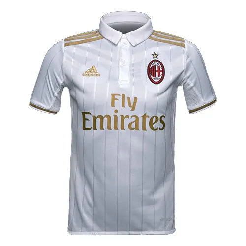 Adidas Boys Soccer AC Milan Away Jersey Size 128 / 164