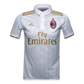 Adidas Boys Soccer AC Milan Away Jersey Size 128 / 164