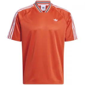 Adidas Herringbone Jersey T-Shirt | Preloved Red / White / Black