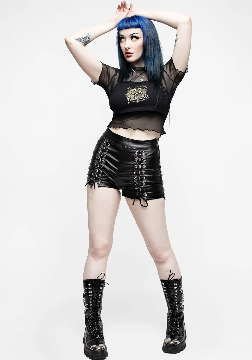 All-Seeing Eye Crop Tee and Vest