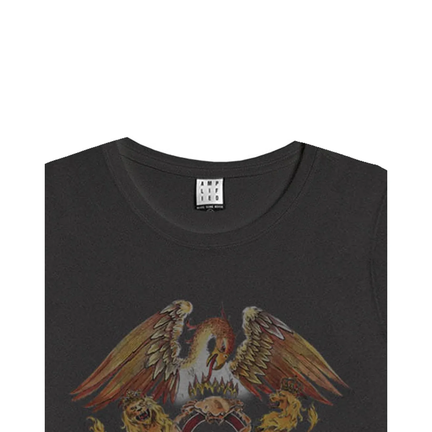 Amplified Womens/Ladies Queen Royal Crest T-Shirt