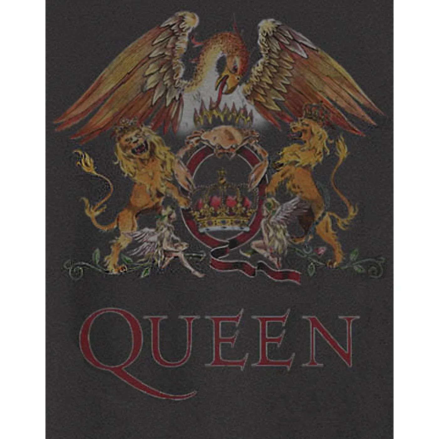 Amplified Womens/Ladies Queen Royal Crest T-Shirt