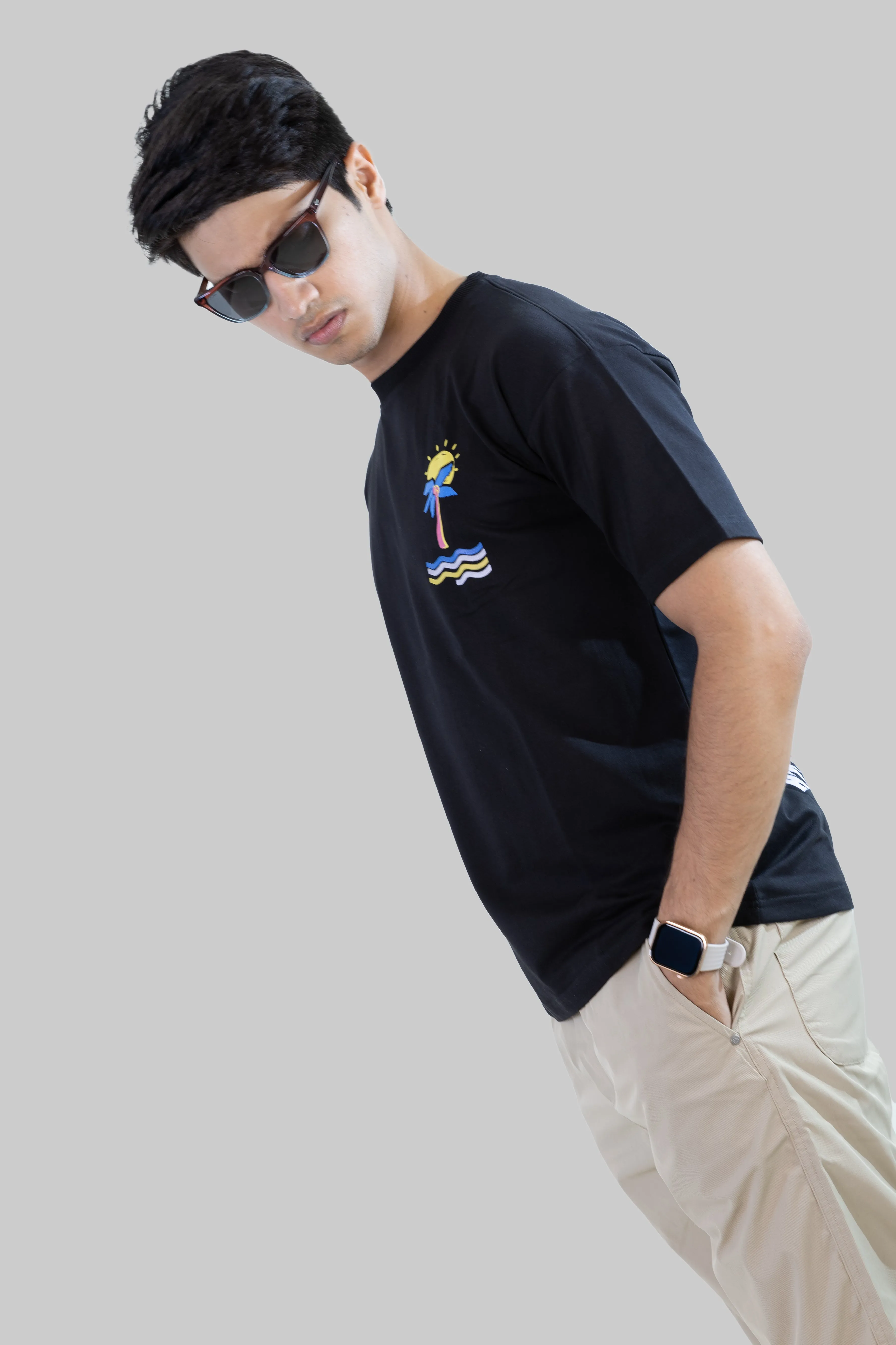 Beach head T-shirt: Black