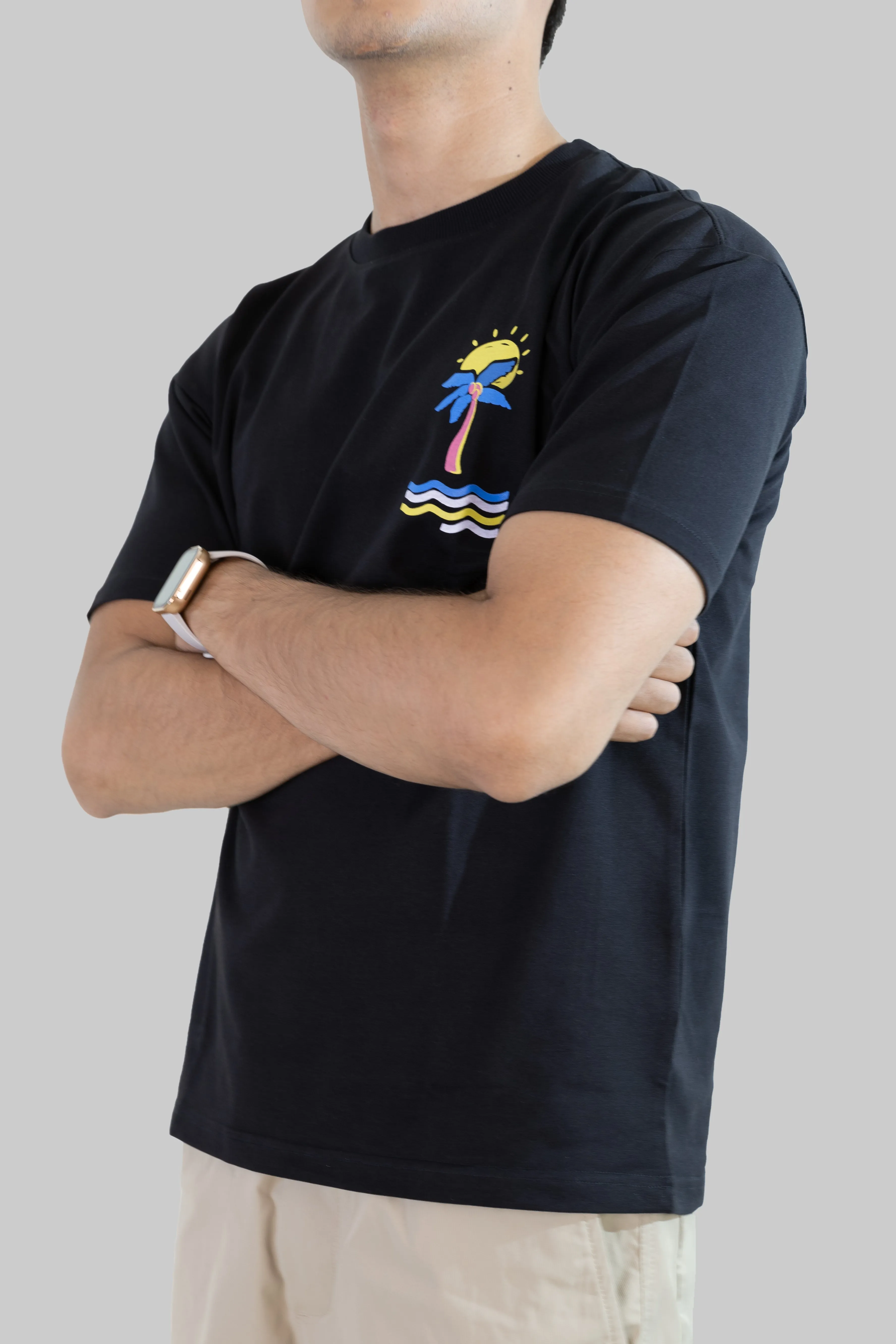 Beach head T-shirt: Black