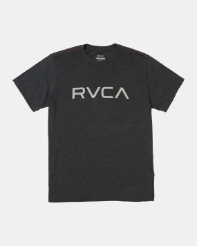 Big RVCA Short Sleeve T-Shirt - Black/Grey