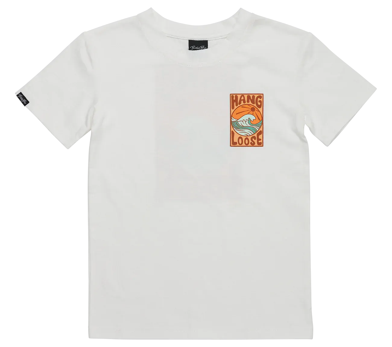 Binky Bro- Hang Loose Shirt (White, 6M-24M)