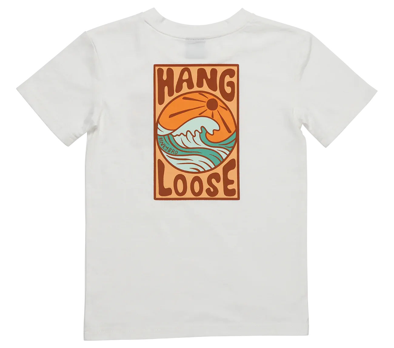 Binky Bro- Hang Loose Shirt (White, 6M-24M)