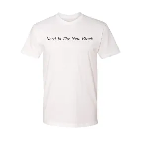 Black-ish Nerd Is The New Black Adult White T-Shirt