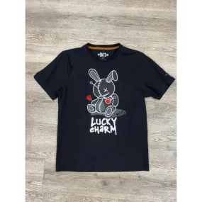 Black Keys "Lucky Charm" Black Tee White Patch