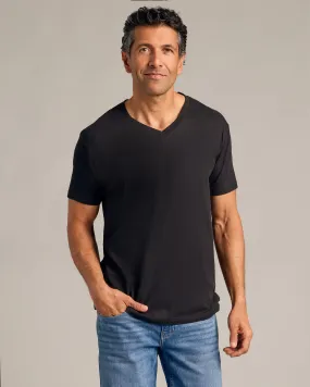 Black V-Neck Tee