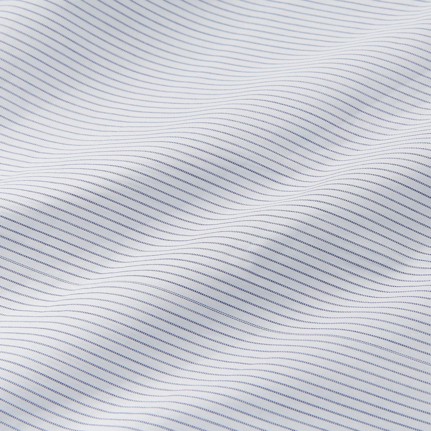 Blue & White Stripe Sea Island Quality Cotton Regular Fit Mayfair Shirt