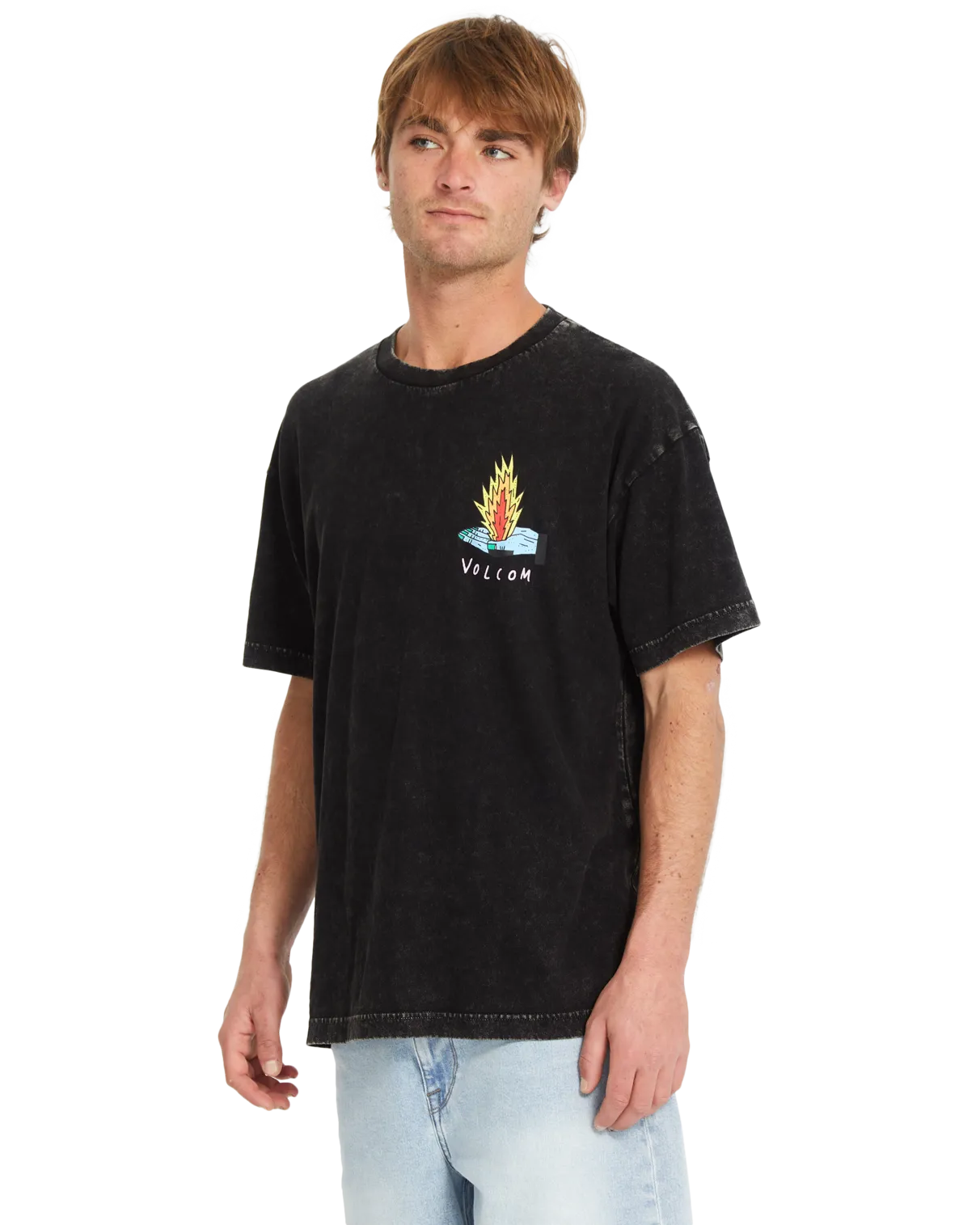 Bob Mollema 1 T-Shirt in Light Acid Black