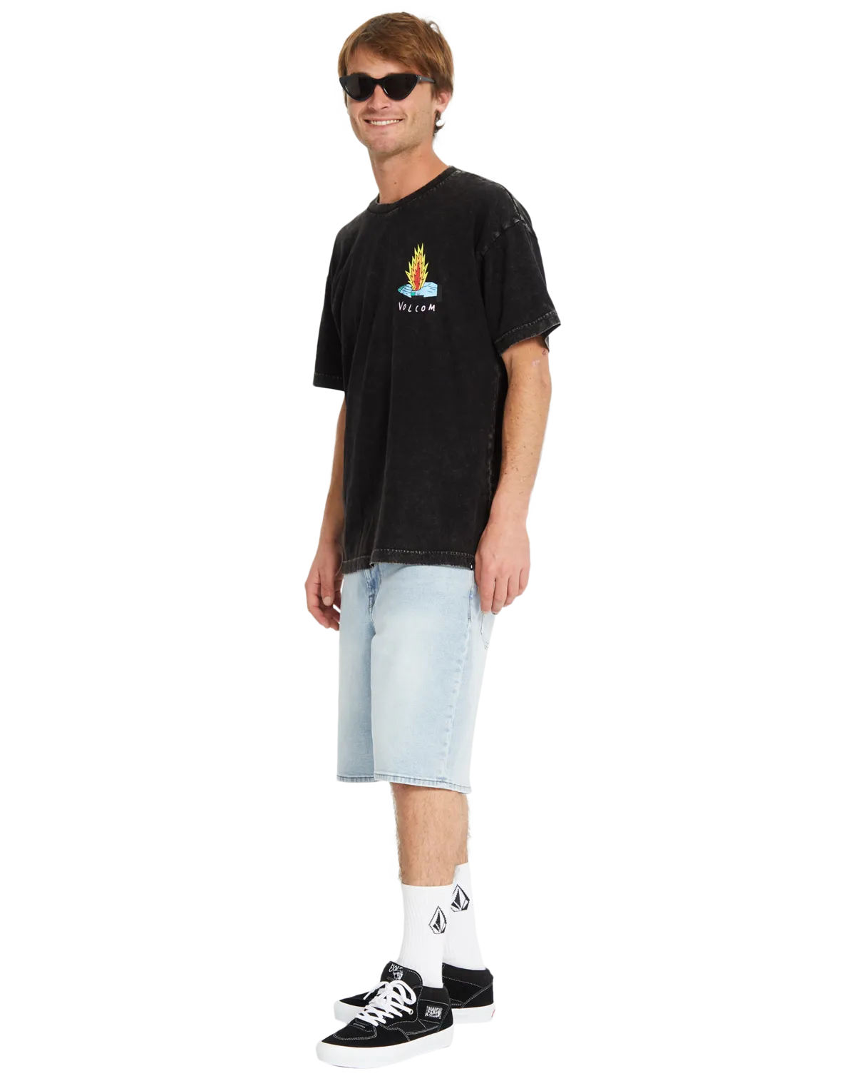 Bob Mollema 1 T-Shirt in Light Acid Black