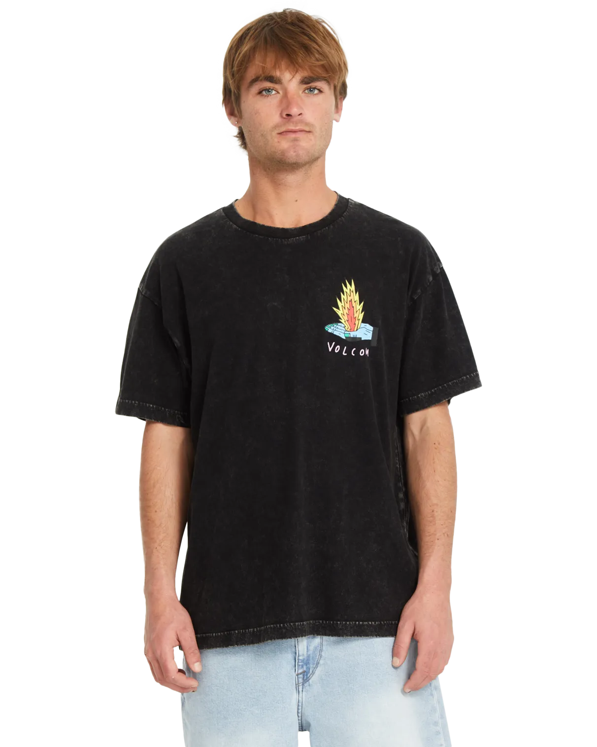 Bob Mollema 1 T-Shirt in Light Acid Black
