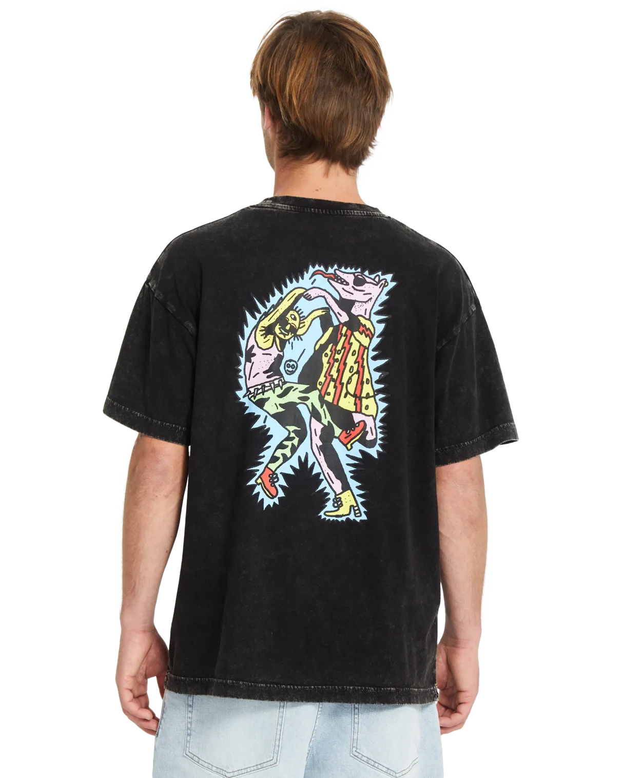 Bob Mollema 1 T-Shirt in Light Acid Black