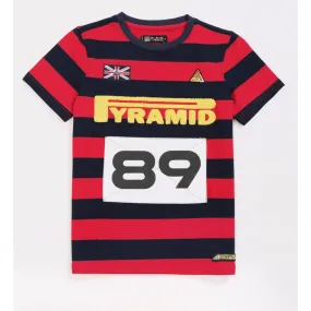 BP KIDS Red Game Stripe Tee