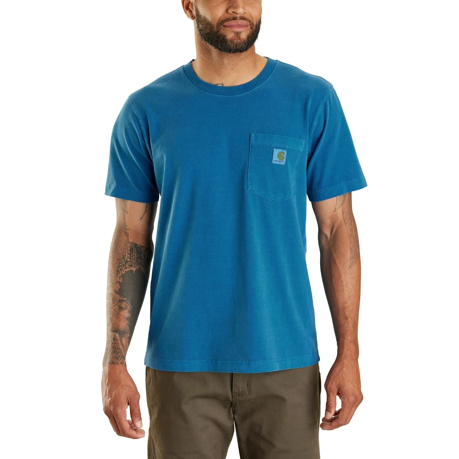 Carhartt Men's Re-Engineered Garment Dyed Pocket Short Sleeve T-Shirt