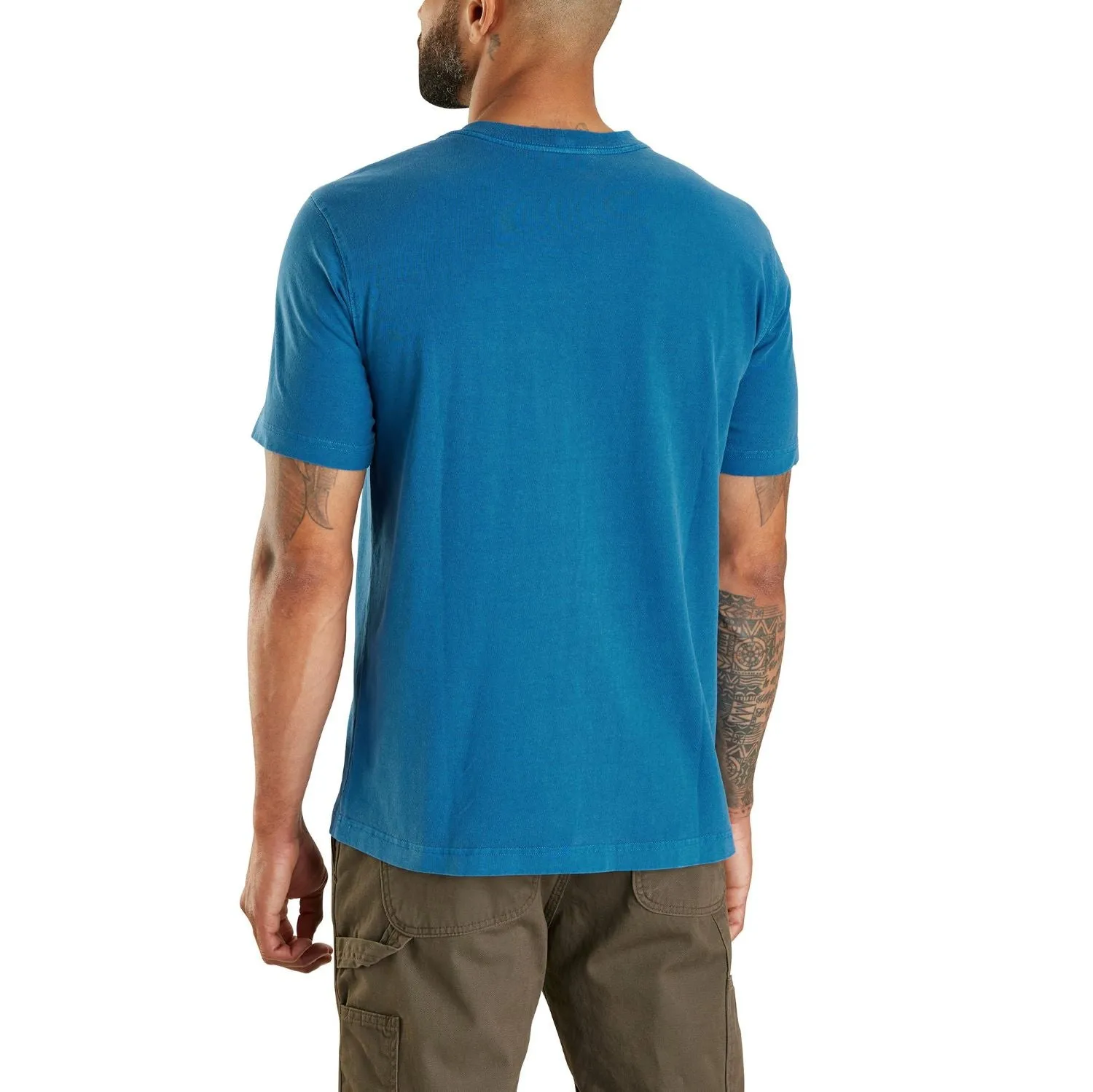 Carhartt Men's Re-Engineered Garment Dyed Pocket Short Sleeve T-Shirt