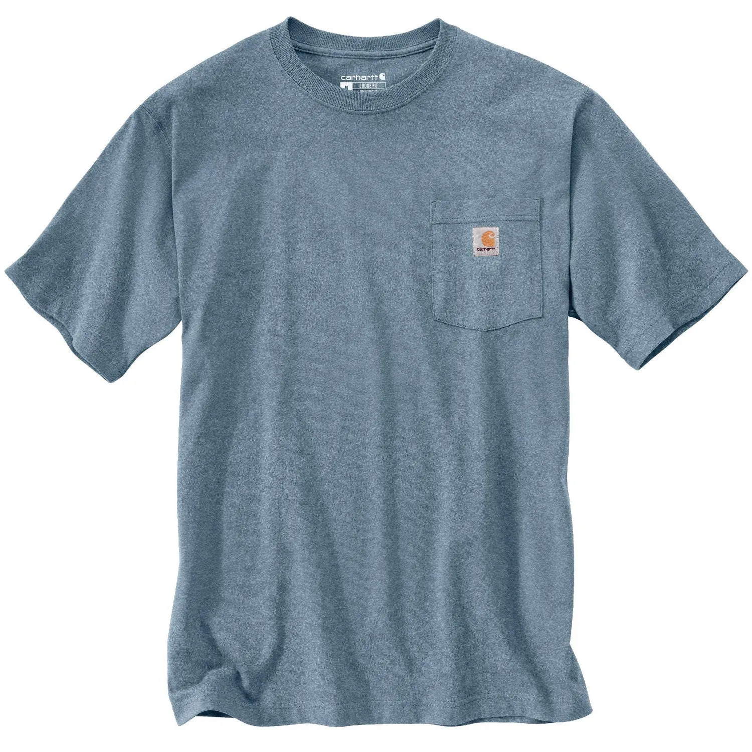 Carhartt Men's Short Sleeve Pocket T-Shirt_Thundercloud Heather