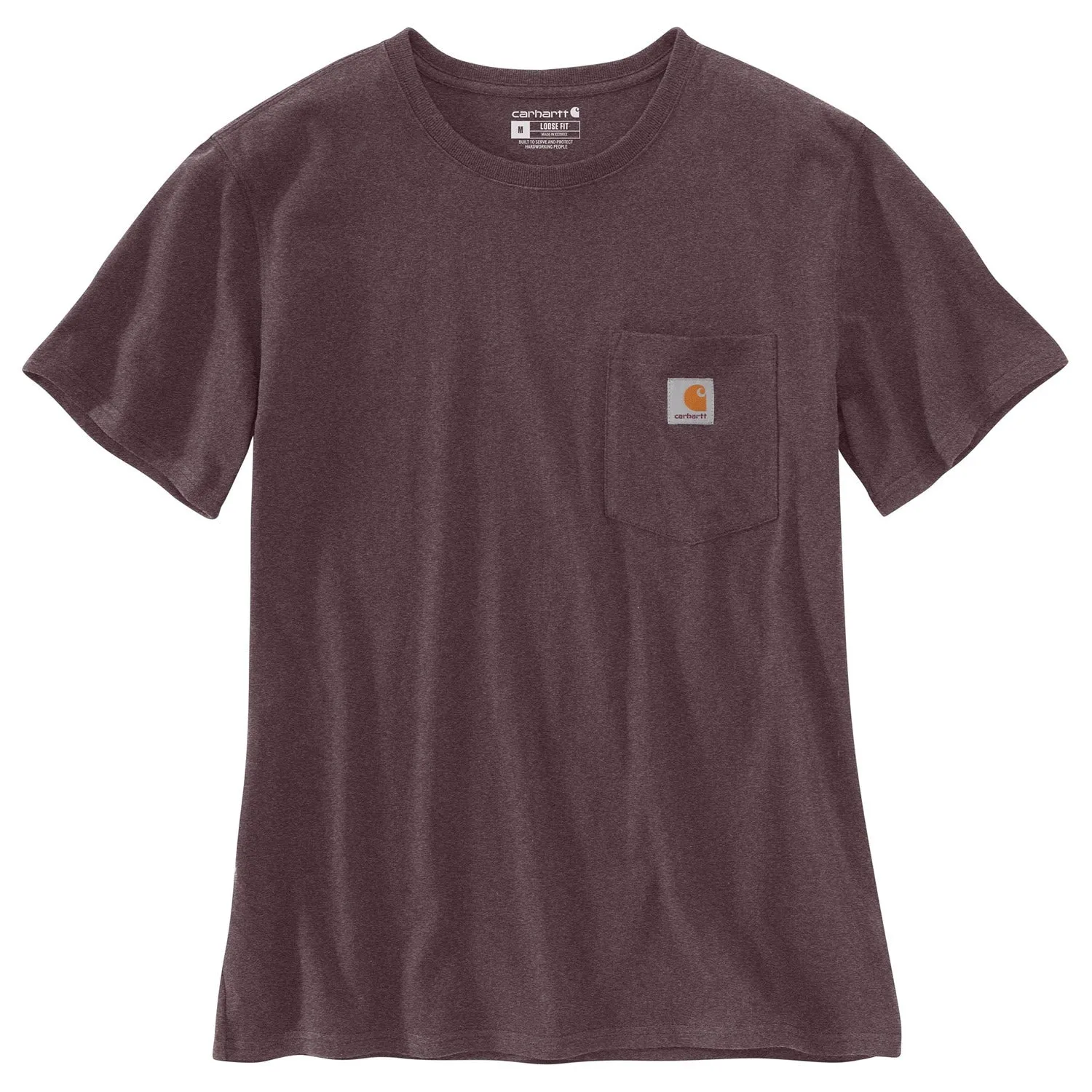 Carhartt Women's Short Sleeve Pocket T-Shirt_Blackberry Heather