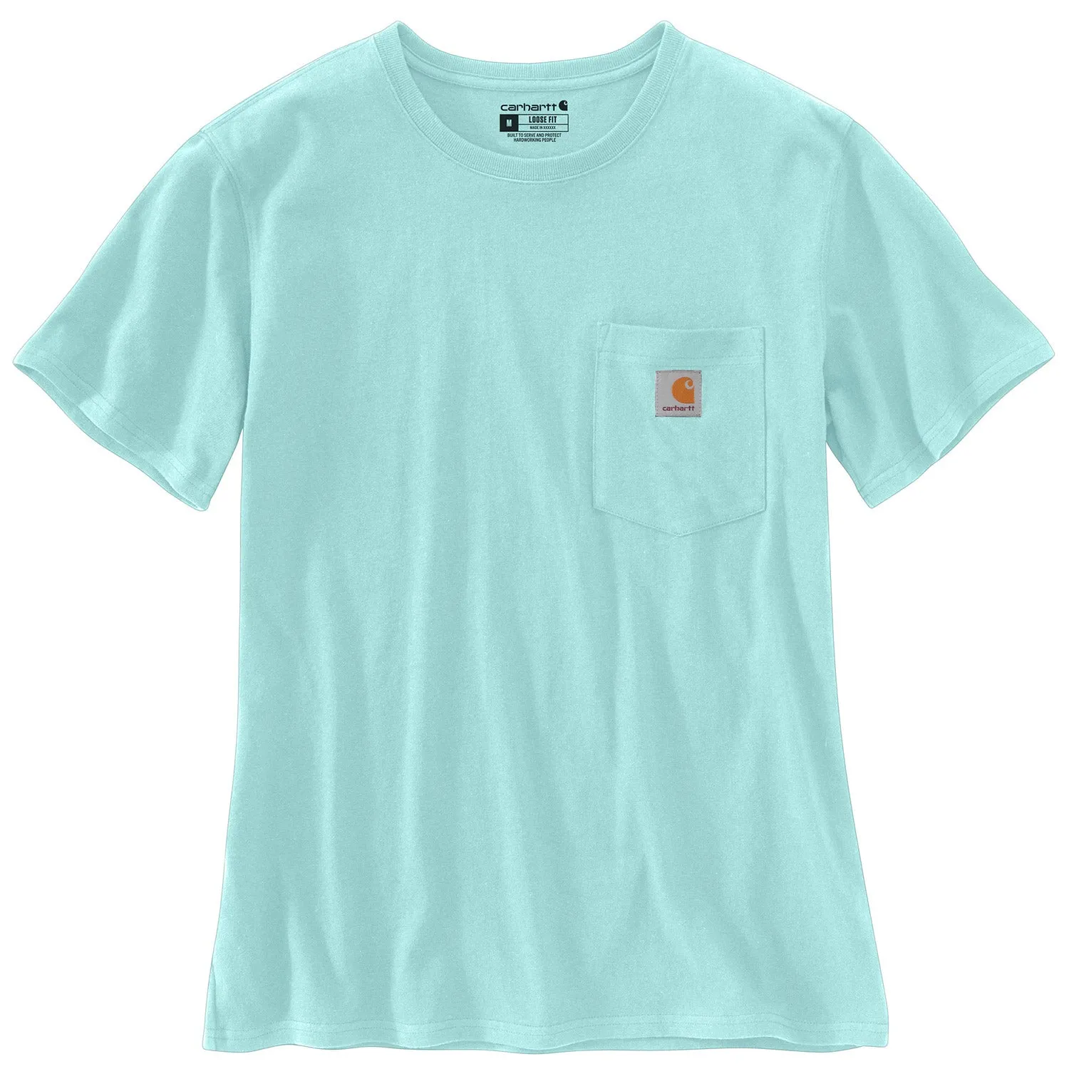 Carhartt Women's Short Sleeve Pocket T-Shirt_Pastel Turquoise