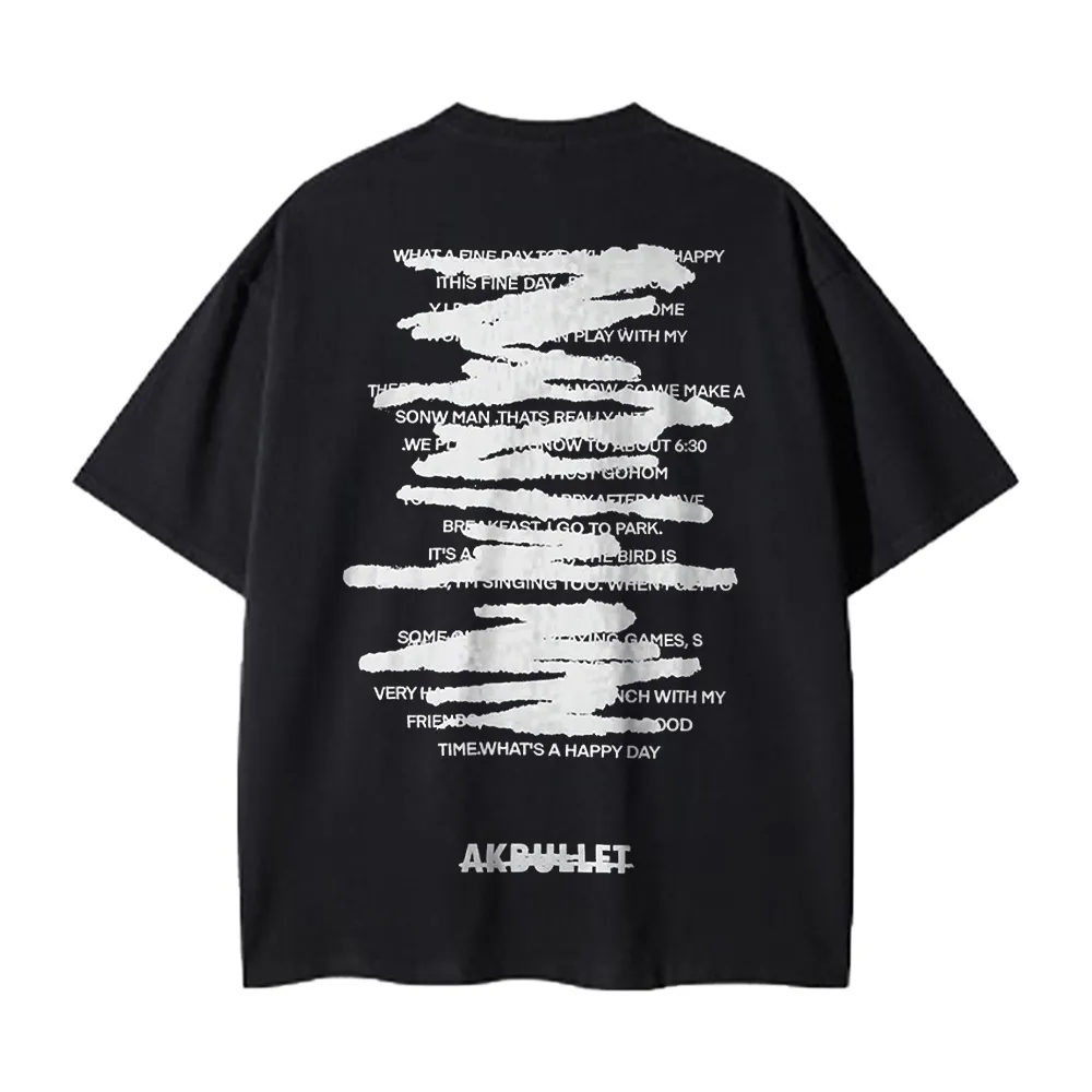 Casual Graffiti Letter T-shirt