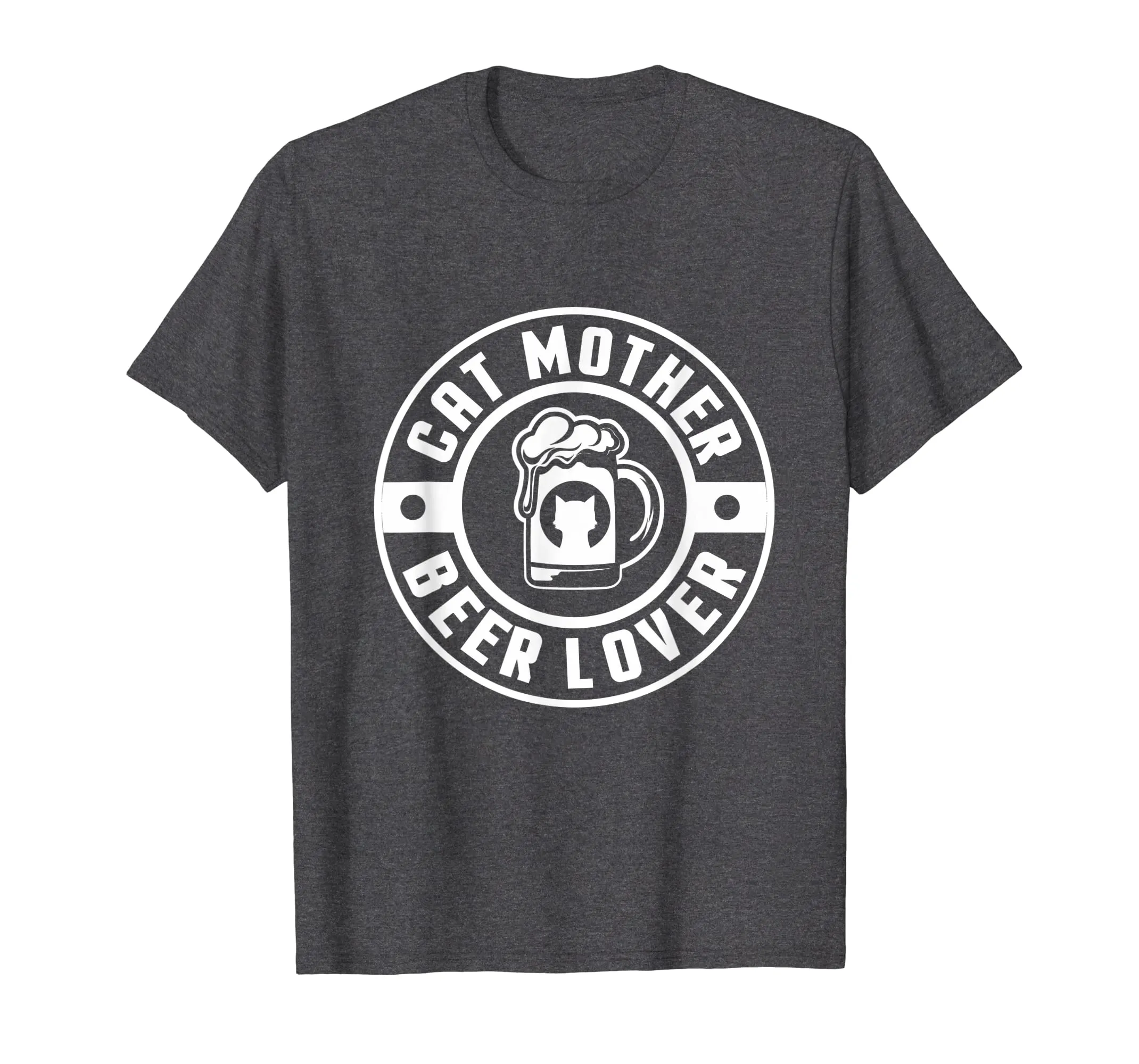 Cat Mother Beer Lover Tshirt Funny Cat Mom Quote Art T Shirt