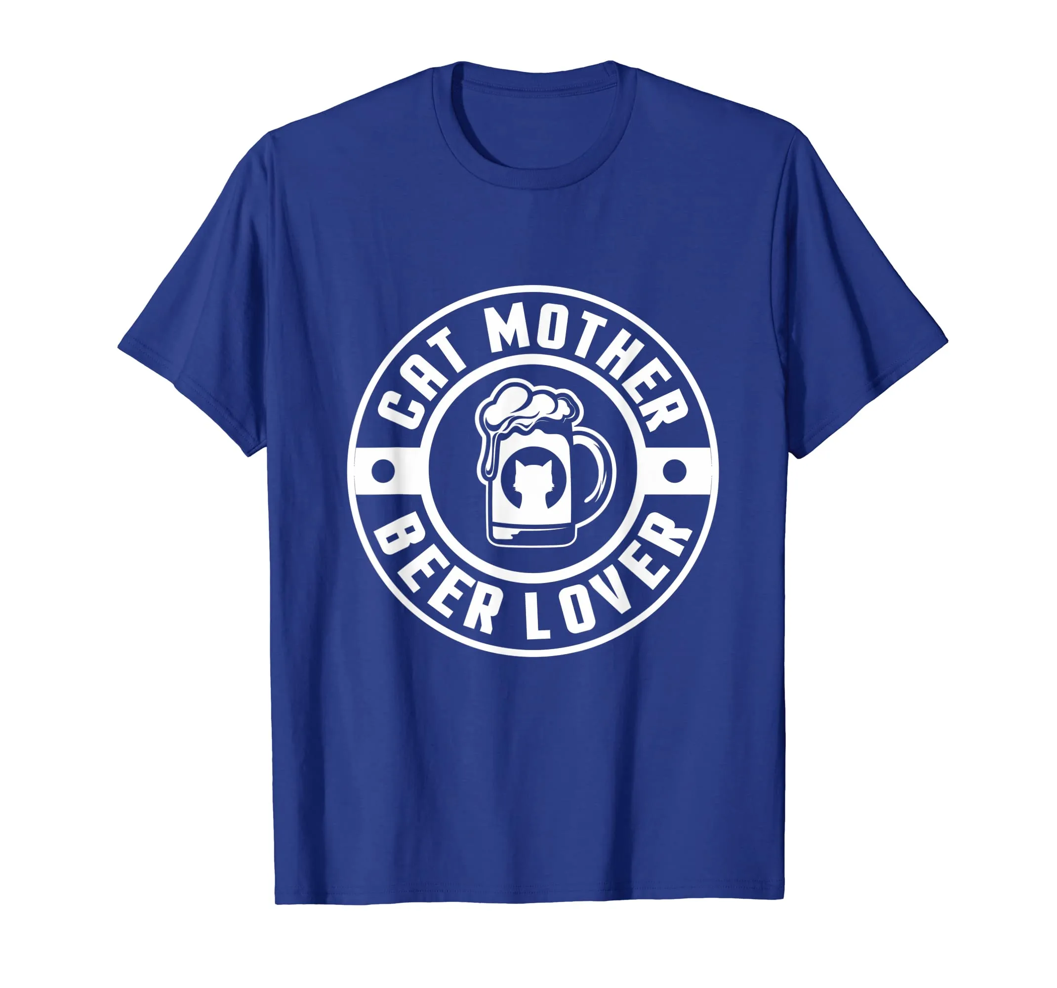 Cat Mother Beer Lover Tshirt Funny Cat Mom Quote Art T Shirt