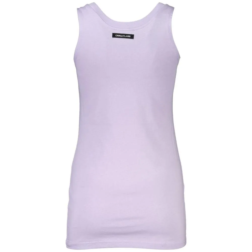 Cavalli Class Purple Cotton Women Top