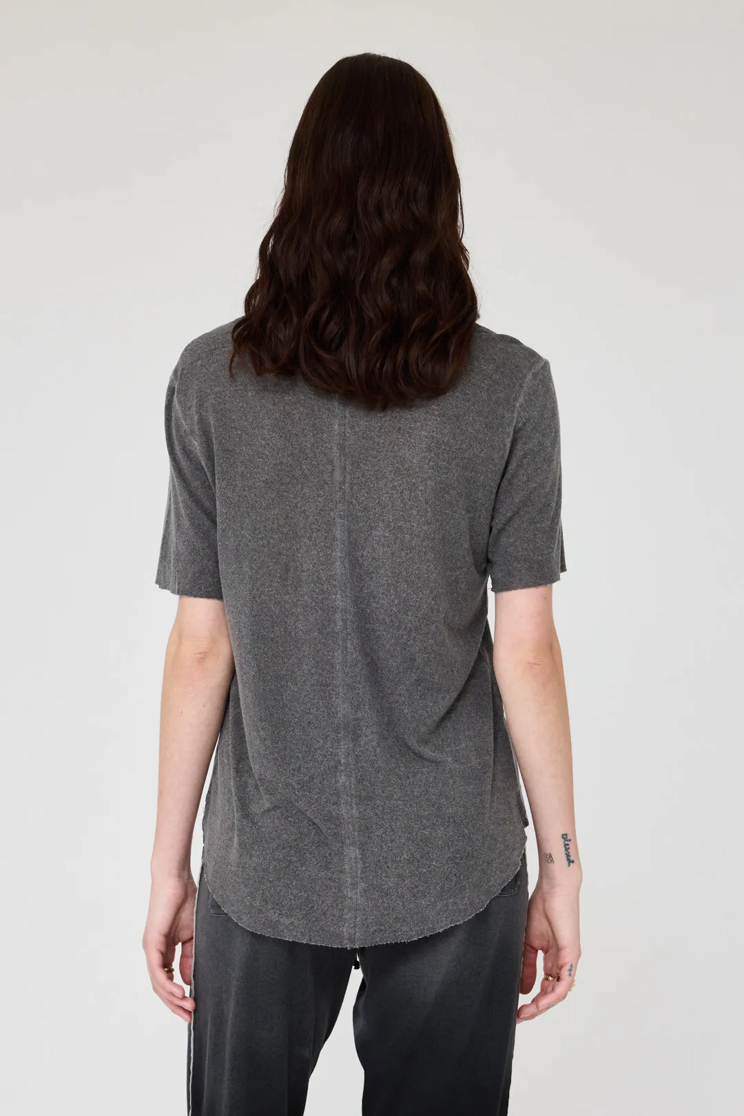 Charcoal Boxy Tee