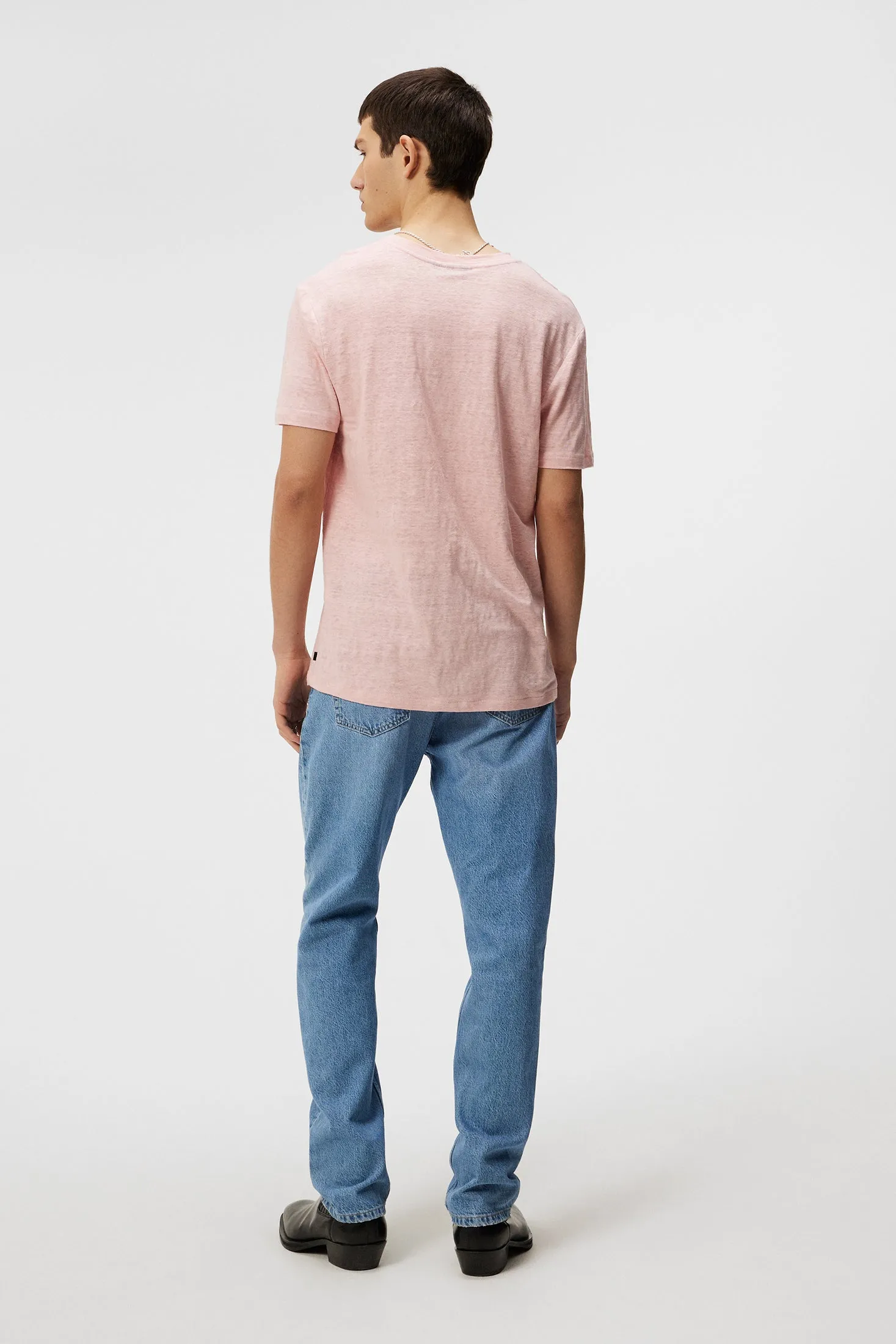 Coma Linen Tee / Powder Pink