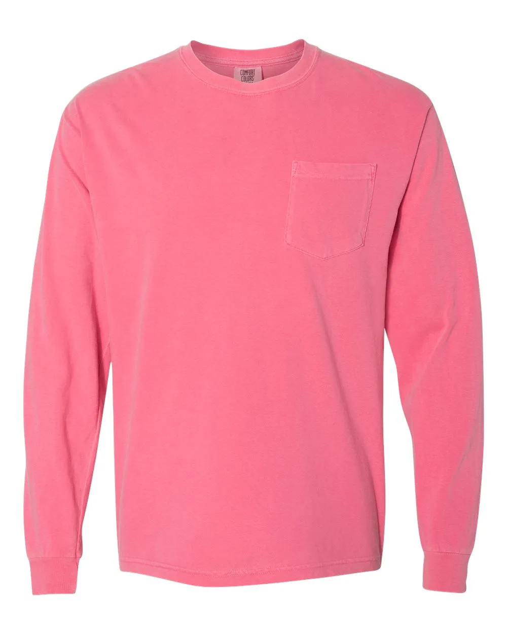 Comfort Color Heavyweight Long Sleeve Pocket