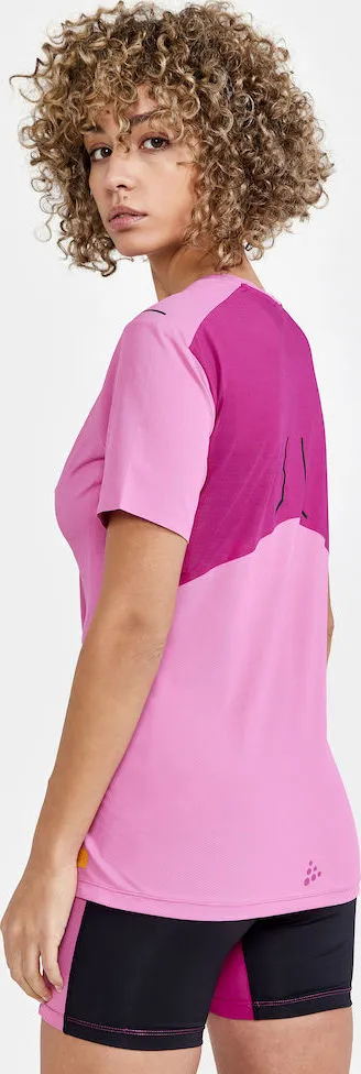 Craft Women&#x27;s Pro Hypervent Short Sleeve Tee Camelia-Roxo | Buy Craft Women&#x27;s Pro Hypervent Short Sleeve Tee Camelia-Roxo here | Outnorth