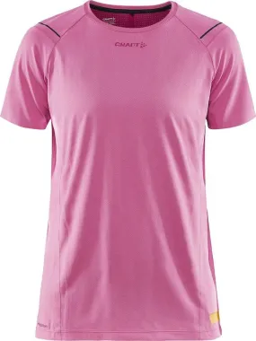 Craft Women&#x27;s Pro Hypervent Short Sleeve Tee Camelia-Roxo | Buy Craft Women&#x27;s Pro Hypervent Short Sleeve Tee Camelia-Roxo here | Outnorth