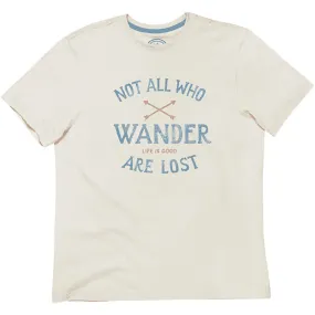Creamy Who Wander T-Shirt by Life is good