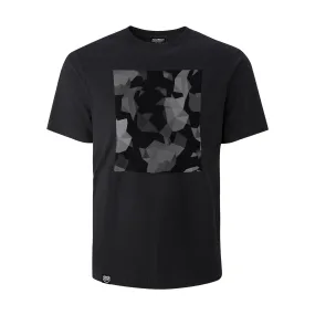 Cubes Black Cotton T-Shirt