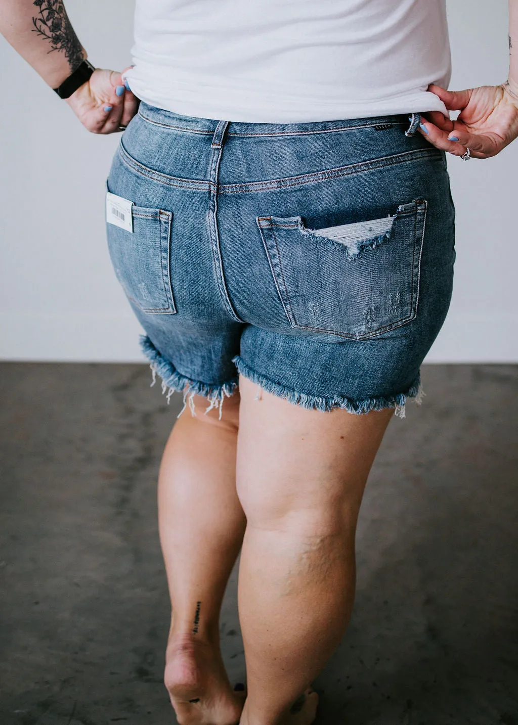 Curvy Jordana High Rise Shorts