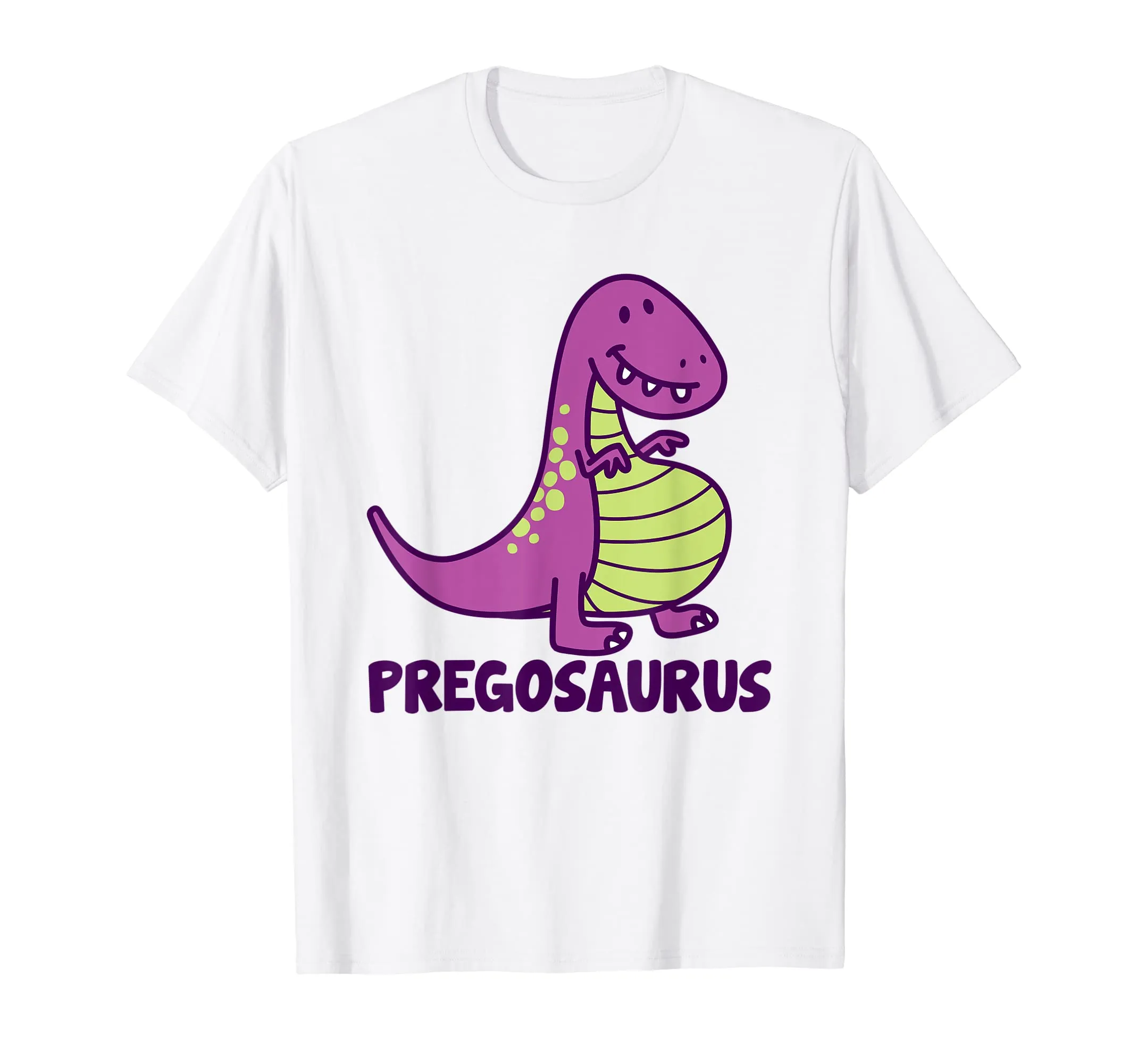 Dinosaur Pregosaurus Pregnant Mother Funny T-Shirt