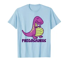 Dinosaur Pregosaurus Pregnant Mother Funny T-Shirt