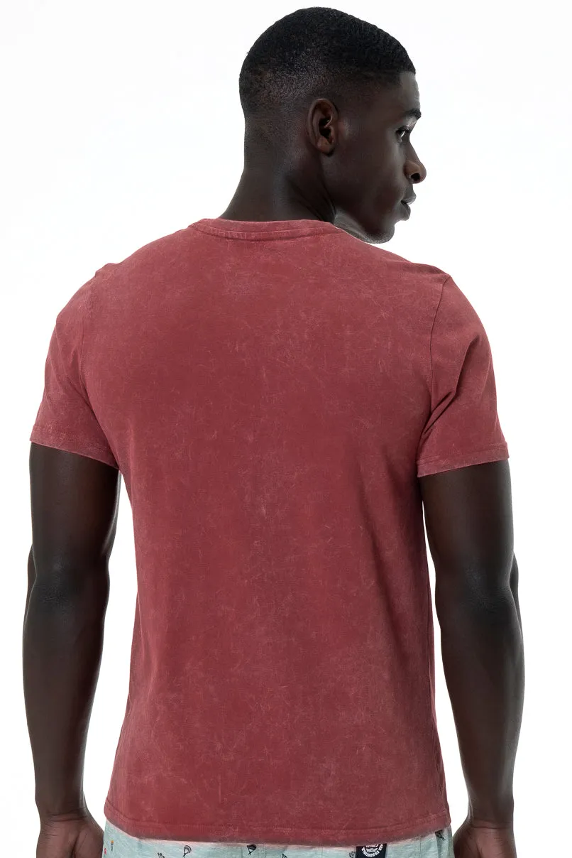 Dirty Dye T-Shirt _ 154708 _ Red